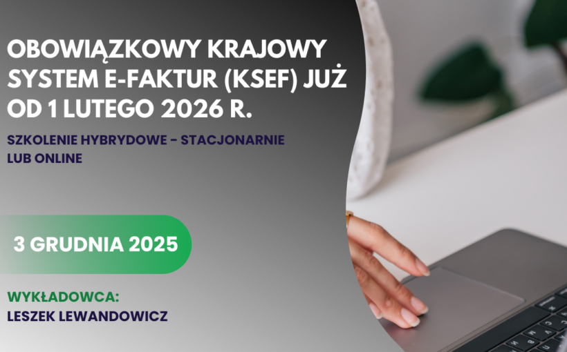 Planowany termin wejścia w życie obowiązków związanych z KSeF, tj. 01 luty 2026 r. został potwierdzony. Odpowiednie przygotowanie się do KSeF będzie wielkim, a przy tym kosztownym wyzwaniem. Aby zdążyć w terminie należy zacząć już teraz…