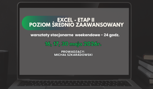 Jeśli już opanowałeś podstawy obsługi programu Excel i chciałbyś podnieść swoje umiejętności na wyższy poziom, to jest to idealne szkolenie dla Ciebie!