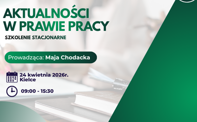 Aktualności w prawie pracy