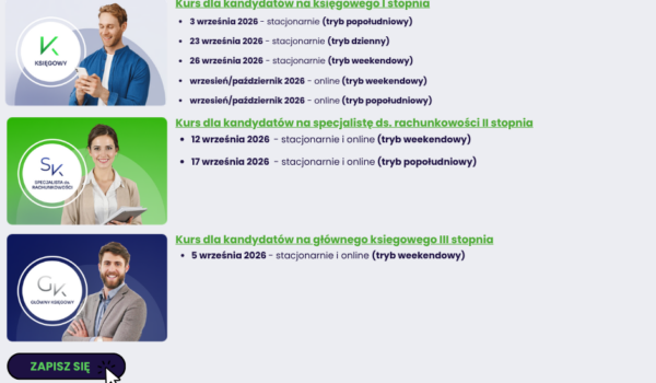Trwa nabór na kursy w ścieżce certyfikacji po wakacjach - zapisz się już dziś