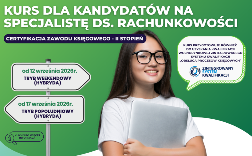 Trwa nabór na kursy po wakacjach - zapisz się już dzisiaj i otrzymaj gwarancję miejsca!