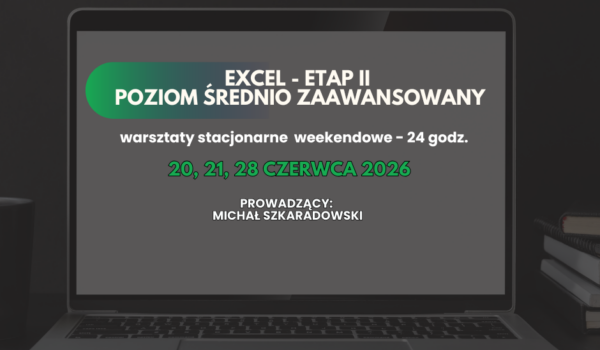 Realizacja potwierdzona, serdecznie zapraszamy! To ostatni termin kursu w niższej cenie.