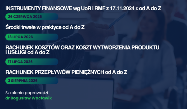 Serdecznie zapraszamy na szkolenia online, które poprowadzi dr Bogusław Wacławik