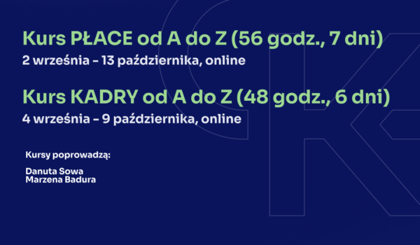 Realizacja kursów potwierdzona, serdecznie zapraszamy do zapisów ✍️