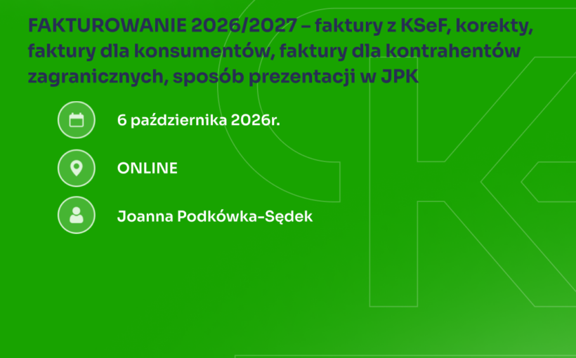 Zapraszamy na szkolenie online
