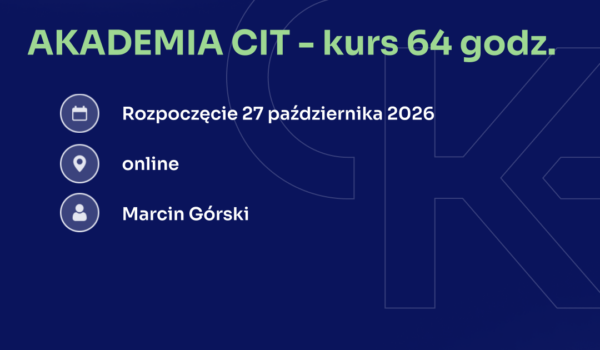 Uczestnicy kursu nabędą kompetencje w zakresie kompleksowego rozliczenia podatku dochodowego od osób prawnych (specjalista CIT). Serdecznie zapraszamy!