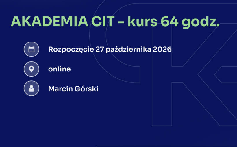 Uczestnicy kursu nabędą kompetencje w zakresie kompleksowego rozliczenia podatku dochodowego od osób prawnych (specjalista CIT). Serdecznie zapraszamy!