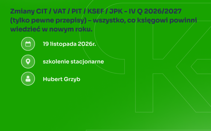 Przełom 2026 i 2027 roku przynosi kolejne zmiany w podatkach – ale które z nich są już pewne, a które nadal pozostają tylko projektami?