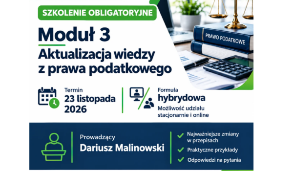 Kurs skierowany jest głównie do osób wpisanych na listę biegłych rewidentów.