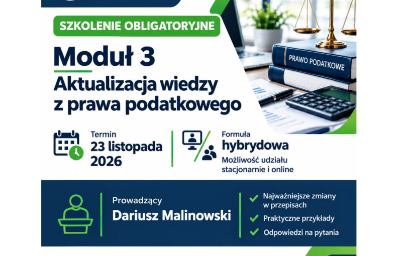 Kurs skierowany jest głównie do osób wpisanych na listę biegłych rewidentów.